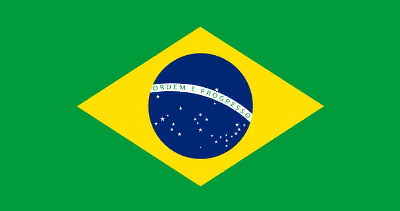 Illustration of Brazil flag